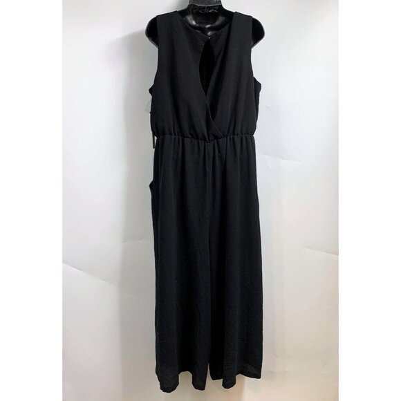 Winslow Collection Women's Sleeveless Front Tie Wide Leg Jumpsuit Size 3X NWOT - Picture 2 of 15